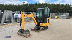 2021 jcb 15C(cabbed) c/w 3 bucket