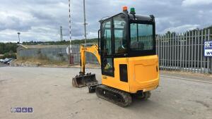 2021 jcb 15C(cabbed) c/w 3 bucket - 3