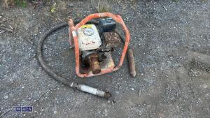 HONDA petrol poker drive unit c/w poker - 5