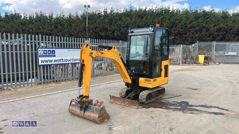 2021 jcb 15C(cabbed) c/w 3 bucket