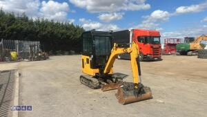 2022 jcb 16C(cabbed) c/w 3 bucket - 6
