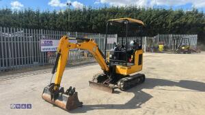 2022 jcb 16C(canopy) c/w 3 bucket