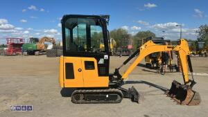 2021 jcb 15C(cabbed) c/w 3 bucket - 3