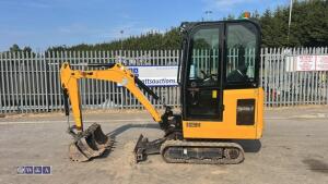 2021 jcb 15c ( cabbed ) c/w 3 buckets - 3