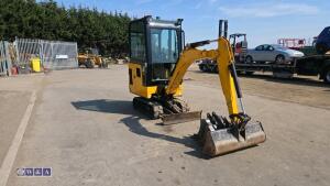 2021 jcb 15c ( cabbed ) c/w 3 buckets - 7