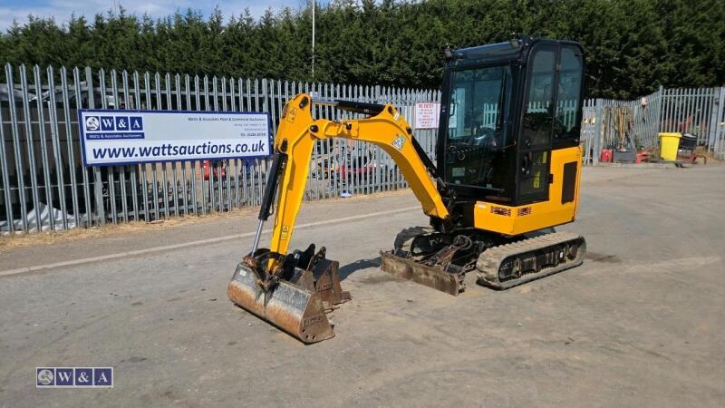 2022 jcb 16C(cabbed) c/w 3 bucket