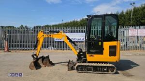 2022 jcb 16C(cabbed) c/w 3 bucket - 2
