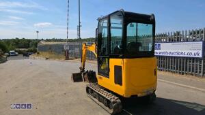 2022 jcb 16C(cabbed) c/w 3 bucket - 3