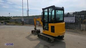 2022 jcb 16C(cabbed) c/w 3 bucket - 3