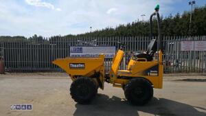 2022 thwaites 1ton high-tip dumper (hours 522) - 2