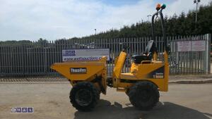 2022 thwaites 1ton high-tip dumper (hours 466) - 2
