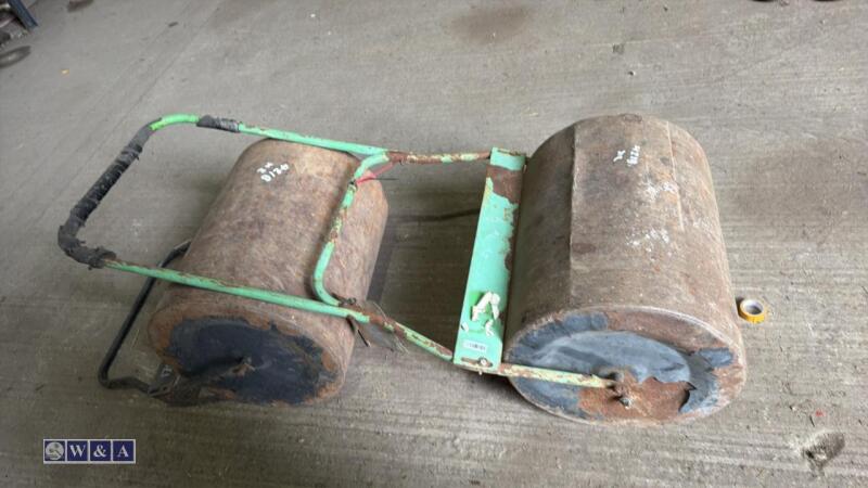2 x garden rollers