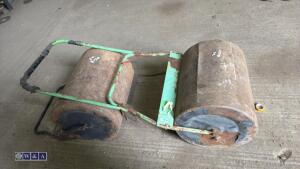 2 x garden rollers