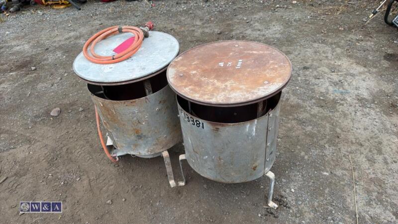 2 x BULLFINCH gas heaters