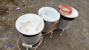 3 x BULLFINCH gas heaters - 2
