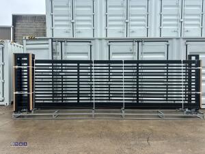 XPF20H 18ft 240v, 550w electric sliding gate c/w controls (Horizontal bars) (unused) - 19