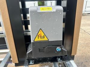 XPF20H 18ft 240v, 550w electric sliding gate c/w controls (Horizontal bars) (unused) - 6