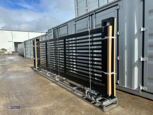 XPF20H 18ft 240v, 550w electric sliding gate c/w controls (Horizontal bars) (unused) - 7