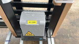 XPF20H 18ft 240v, 550w electric sliding gate c/w controls (Horizontal bars) (unused) - 16