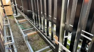 XPF13S 240v, 550w, electric sliding gate c/w controls (vertical bars, black) - 10