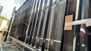 XPF13S 240v, 550w, electric sliding gate c/w controls (vertical bars, black) - 16