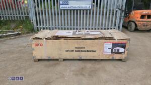 23ft x 22ft double garage metal shed (unused) - 3