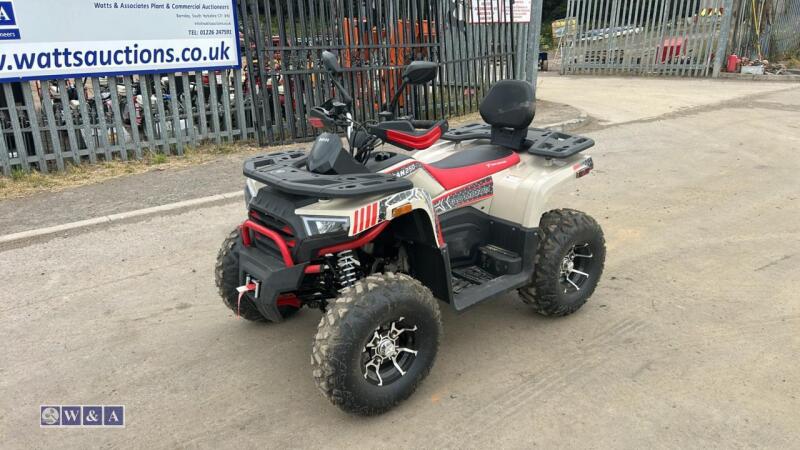 TAO MOTOR TITAN 250 2wd petrol quad bike c/w front winch, tow bar & lighting kit (s/n L9NACRFXS1200369)