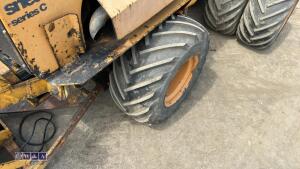 CASE MAXI SNEAKER SERIES-3 kubota diesel trencher c/w front blade, weights & rops (s/n JAF0199885) - 12