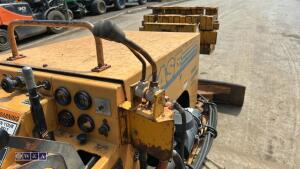 CASE MAXI SNEAKER SERIES-3 kubota diesel trencher c/w front blade, weights & rops (s/n JAF0199885) - 14