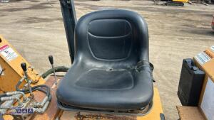 CASE MAXI SNEAKER SERIES-3 kubota diesel trencher c/w front blade, weights & rops (s/n JAF0199885) - 19