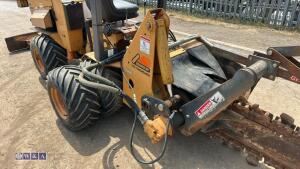 CASE MAXI SNEAKER SERIES-3 kubota diesel trencher c/w front blade, weights & rops (s/n JAF0199885) - 27
