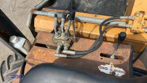 CASE MAXI SNEAKER SERIES-3 kubota diesel trencher c/w front blade, weights & rops (s/n JAF0199885) - 30