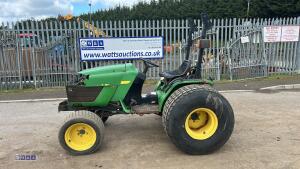 JOHN DEERE 4115 4wd hydrostatic tractor c/w spool valve, turf tyres & 3-point linkage (s/n D111057) - 2