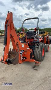 KUBOTA STa-30 4wd hydrostatic compact tractor c/w front loader & backhoe - 6