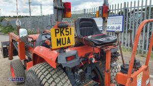 KUBOTA STa-30 4wd hydrostatic compact tractor c/w front loader & backhoe - 14