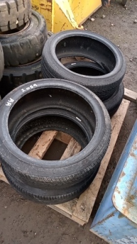 4 x low profile trailer tyres (165-45 R15)