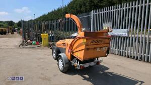 2002 JENSEN 528 Kubota diesel fast tow woodchipper (s/n 5502041180) - 3