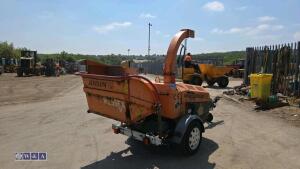 2002 JENSEN 528 Kubota diesel fast tow woodchipper (s/n 5502041180) - 5