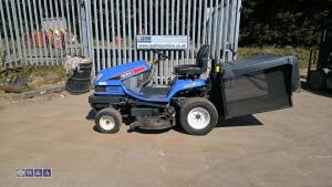 2011 ISEKI SXG19 4ft cut diesel ride on mower c/w hydraulic tip collector (s/n 102130) - 2