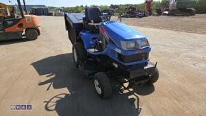 2011 ISEKI SXG19 4ft cut diesel ride on mower c/w hydraulic tip collector (s/n 102130) - 7
