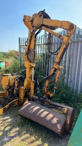 BOMFORD hedge cutter c/w cable controls, Pto & axle brackets - 4