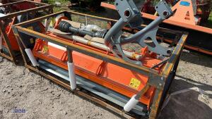 AGRI IMPLEMENT MENASORA flail shredder, to suit 35-85hp tractor, cat 1 & 2 linkage, 40-50mm cutting thickness, 50hp gearbox, 1800mm, hammer blades, Pto shaft (s/n 202500219017) (unused) - 4
