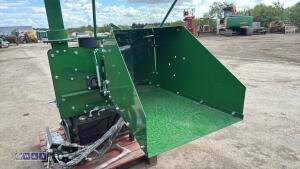 TAIYUE 8'' tractor mounted wood chipper c/w hydraulic feed & Pto shaft (crated unused) - 7