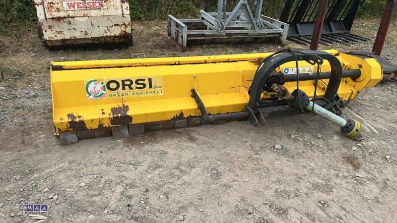 2004 ORSI IS320 3.2m flail mower c/w hydraulic offset & Pto shaft (s/n 6350)