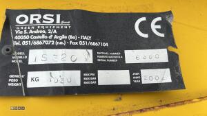 2004 ORSI IS320 3.2m flail mower c/w hydraulic offset & Pto shaft (s/n 6350) - 9