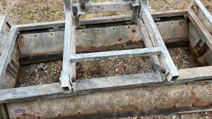 2007 galvanised 7ft yard scraper - 7