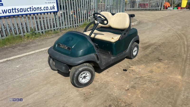 CLUB CAR electric golf buggy c/w charger (s/n 57999)