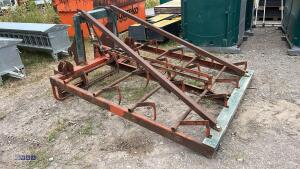 BROWNS flat eight bale grab c/w quick hitch brackets
