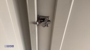 7ft container c/w door & window (unused)(906470) (light grey) - 7