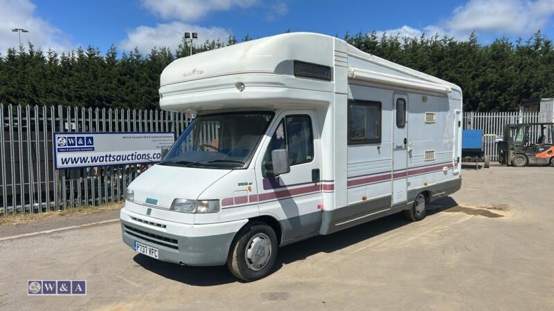 FIAT 2.5TDI AUTO TRAIL MOHICAN 4 birth motorhome, TV, passenger swivel seat, full rear bathroom, tow bar, FIAMMA F50 awning (P737 VFC)(MoT 6th August 2026)